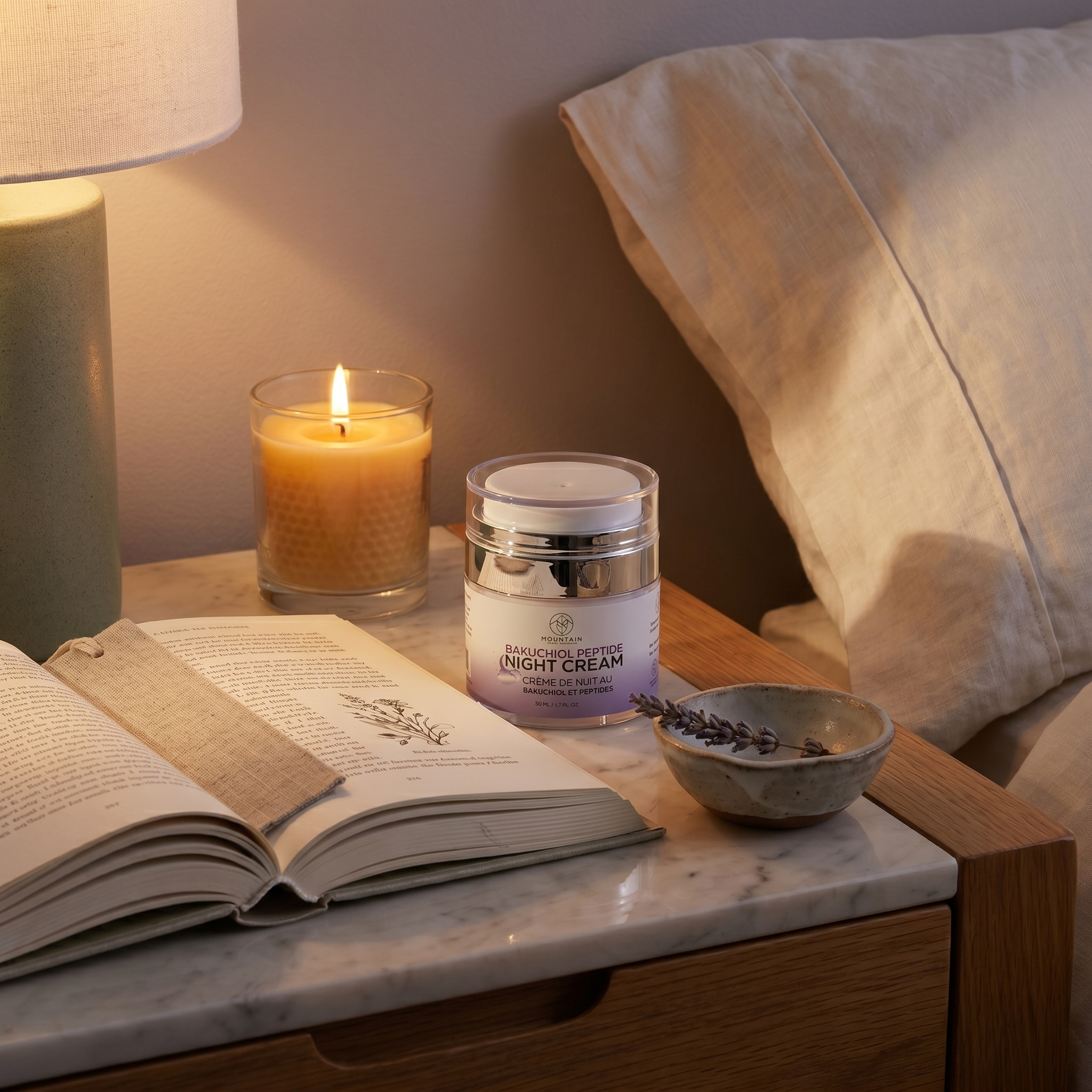 Bakuchiol Night Cream — botanical ingredients