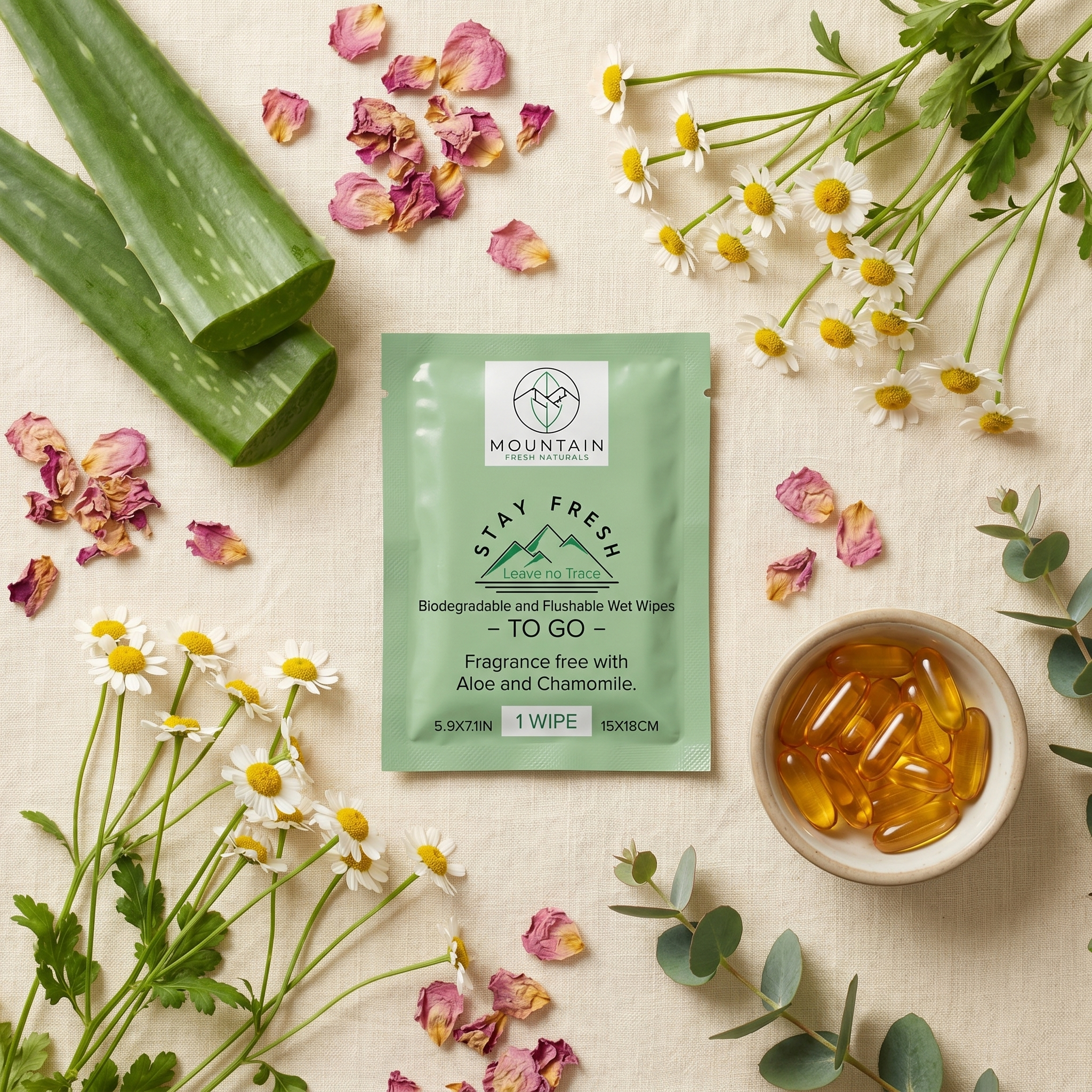 Stay Fresh Wipes — botanical ingredients